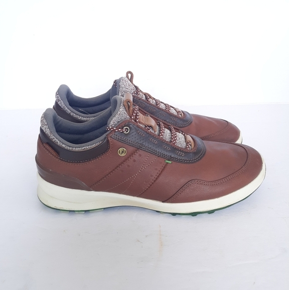 Footjoy Stratos Spikeless Golf Shoes 7.5 Brown main image 5